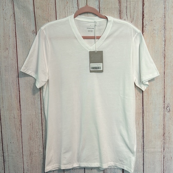 NWT Everlane The Organic Cotton V-Neck Tee - Picture 7 of 10